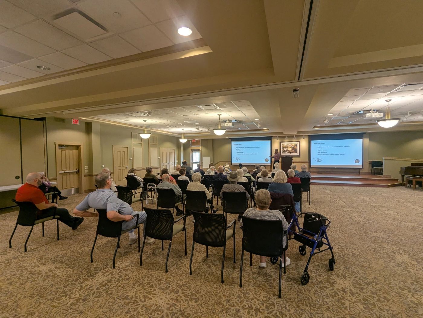 Golden Tech Tips cybersecurity training session for seniors, photo 3